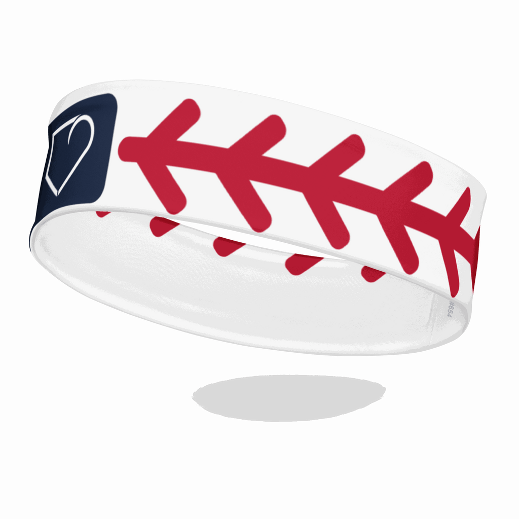 BASEBALL HEADBAND PLATEHEART FRONT