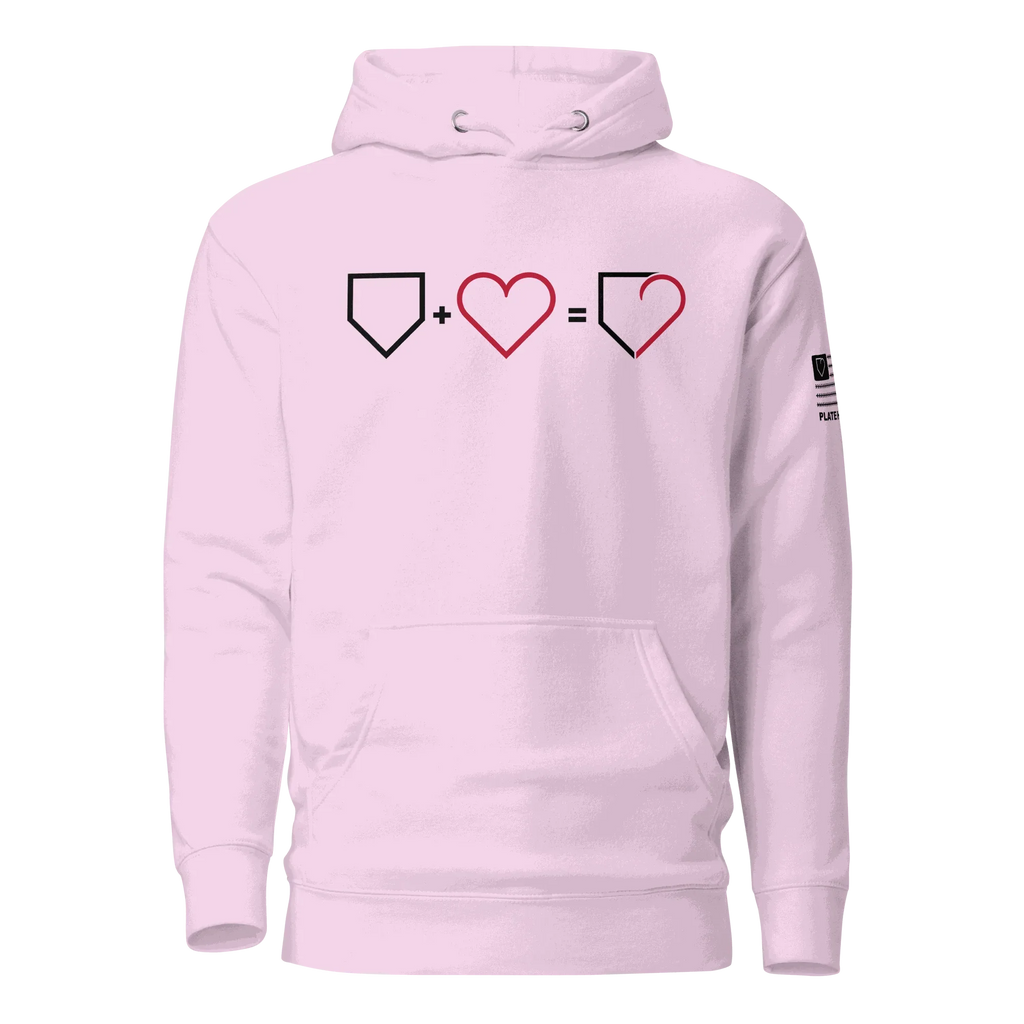 WOMEN HOODIE HEAVY BLEND PLATE HEART PLATEHEART - PlateHeart