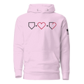 WOMEN HOODIE HEAVY BLEND PLATE HEART PLATEHEART - PlateHeart