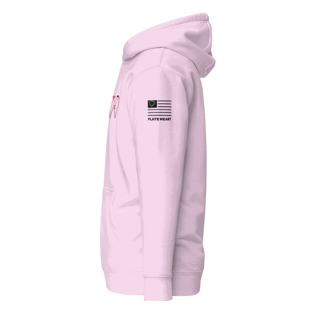 WOMEN HOODIE HEAVY BLEND PLATE HEART PLATEHEART - PlateHeart