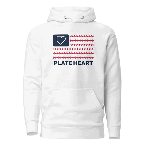 MEN HOODIE HEAVY BLEND 4TH OF JULY USA FLAG PLATEHEART - PlateHeart
