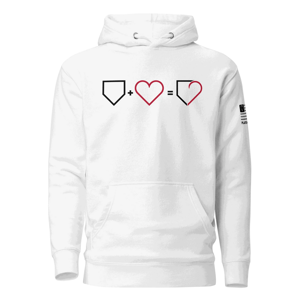 WOMEN HOODIE HEAVY BLEND PLATE HEART PLATEHEART - PlateHeart