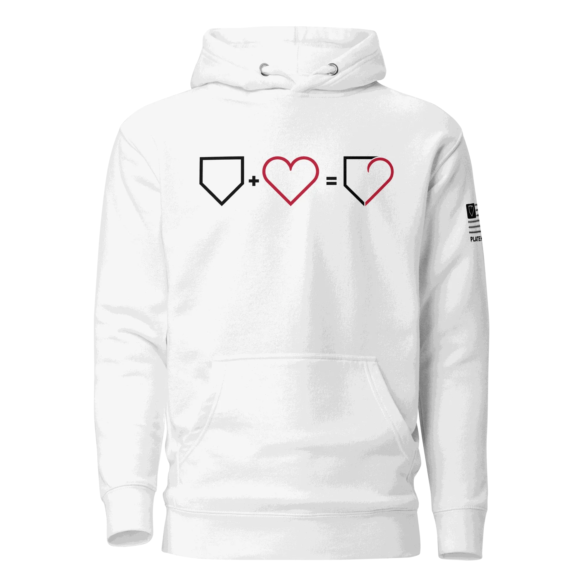 WOMEN HOODIE HEAVY BLEND PLATE HEART PLATEHEART - PlateHeart