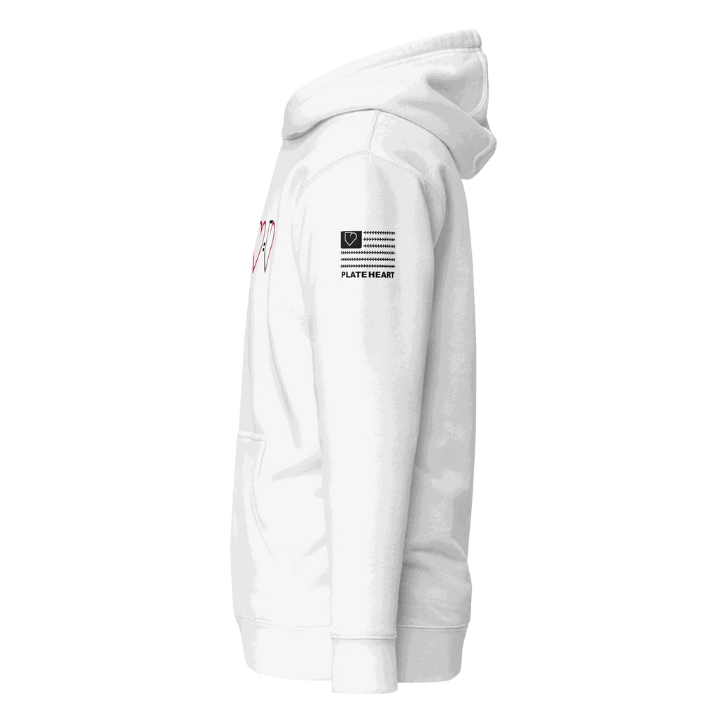 WOMEN HOODIE HEAVY BLEND PLATE HEART PLATEHEART - PlateHeart