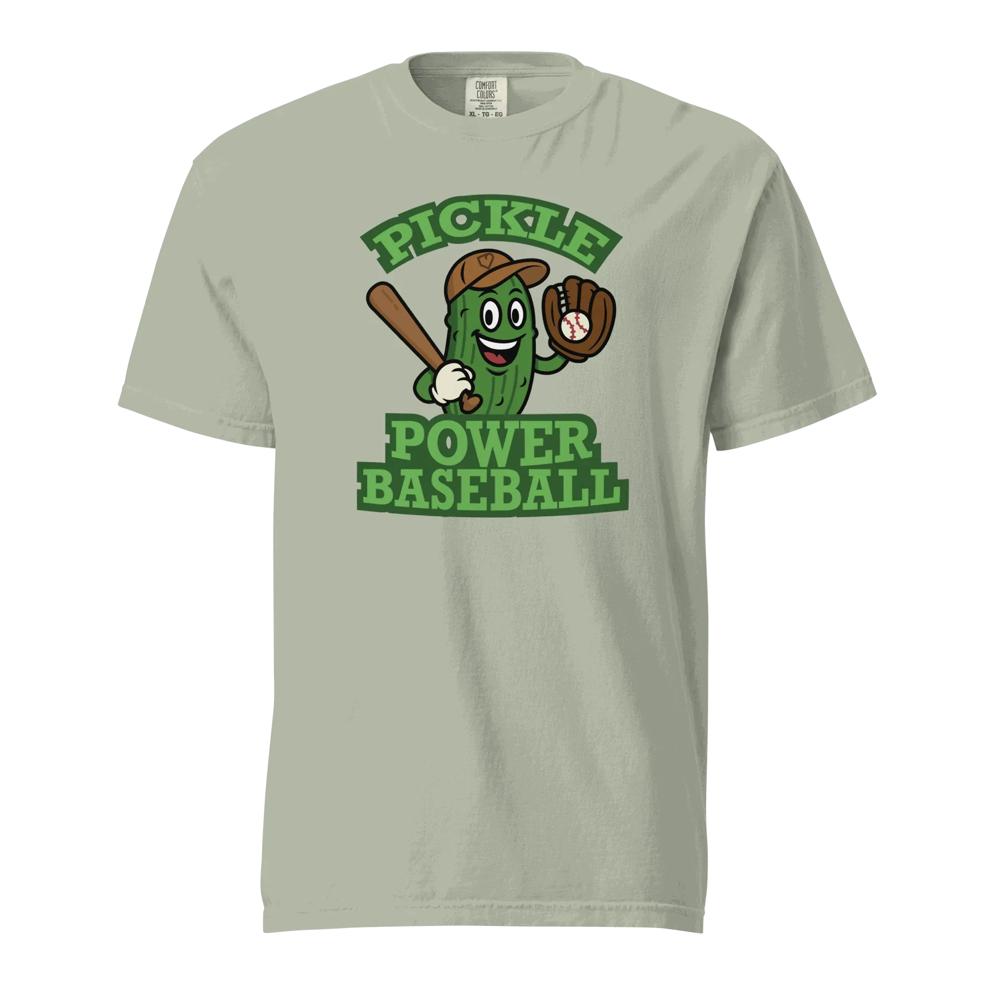 MEN T-SHIRT PICKLE POWER BASEBALL PLATEHEART - PlateHeart