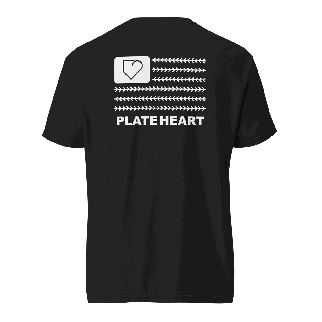 FRONT LOGO AND BACK PLATEHEART FLAG - PlateHeart