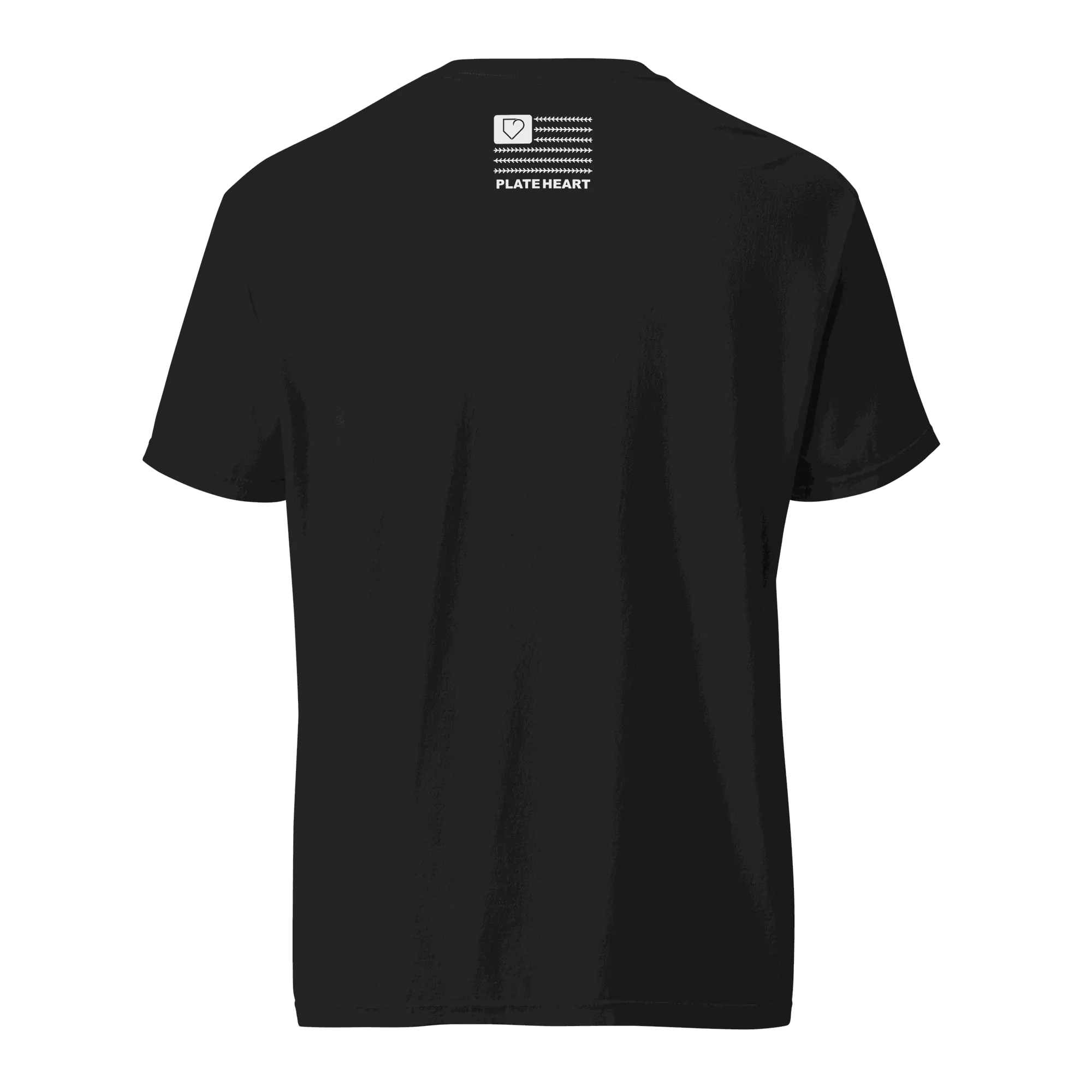 MEN T-SHIRT FRONT LOGO WHITE PLATEHEART - PlateHeart