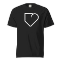 MEN T-SHIRT FRONT LOGO WHITE PLATEHEART - PlateHeart