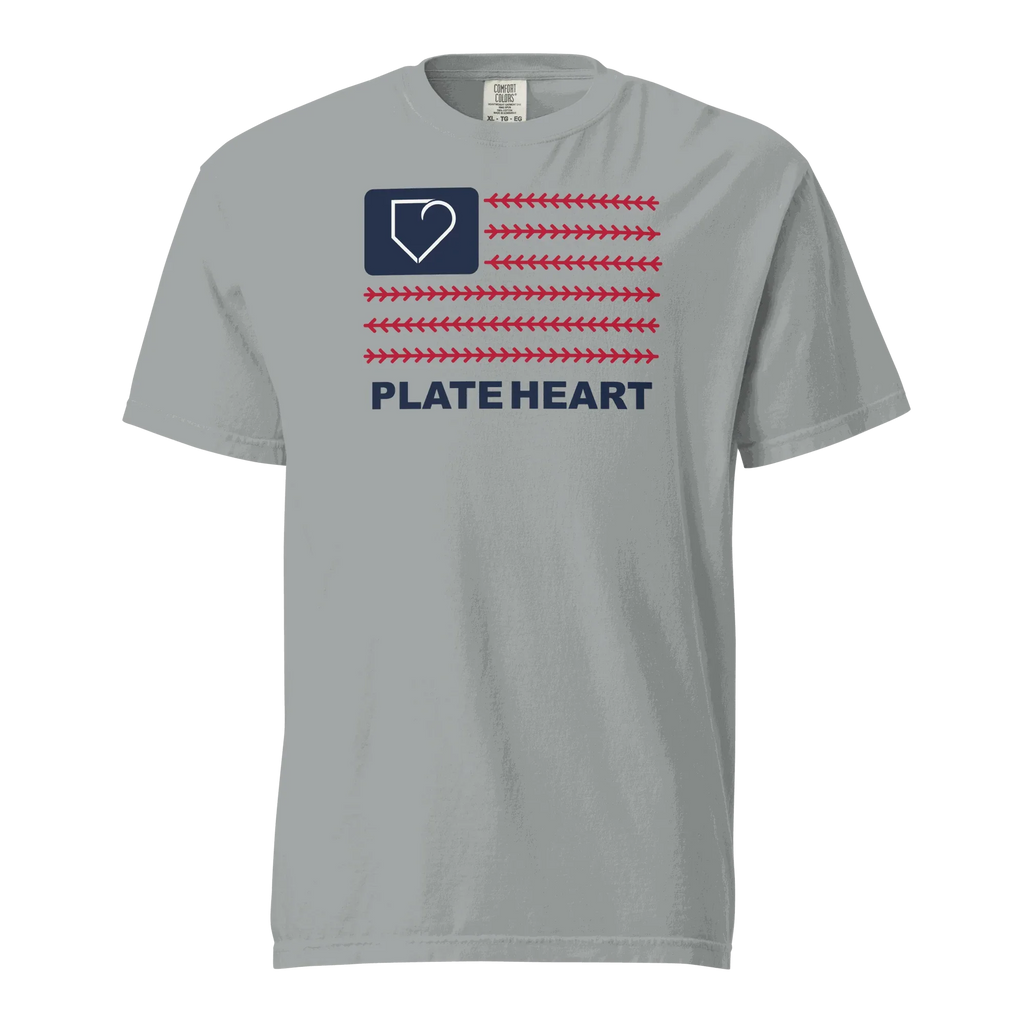 MEN T-SHIRT 4TH OF JULY USA FLAG PLATEHEART - PlateHeart