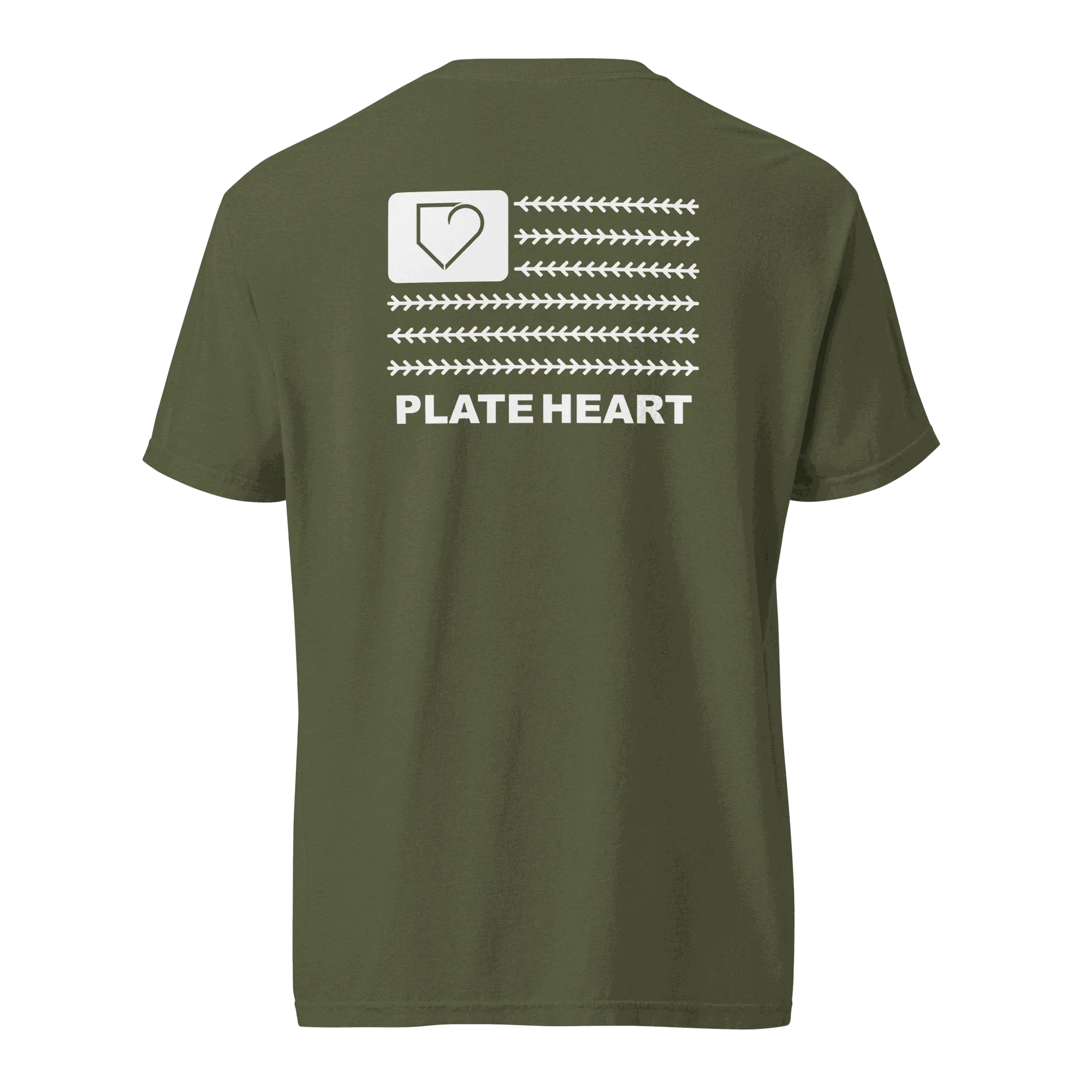FRONT LOGO AND BACK PLATEHEART FLAG - PlateHeart