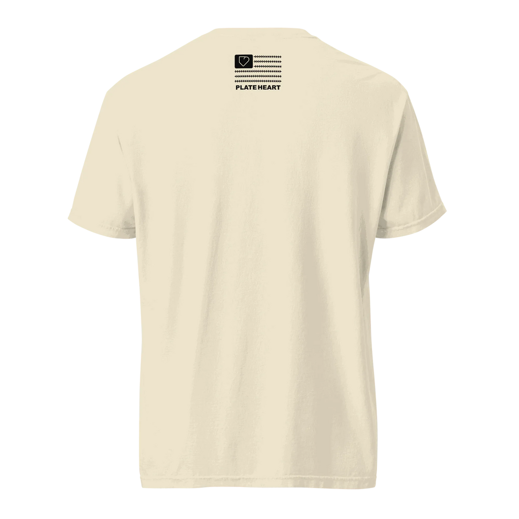 MEN T-SHIRT PLATE HEART PLATEHEART - PlateHeart