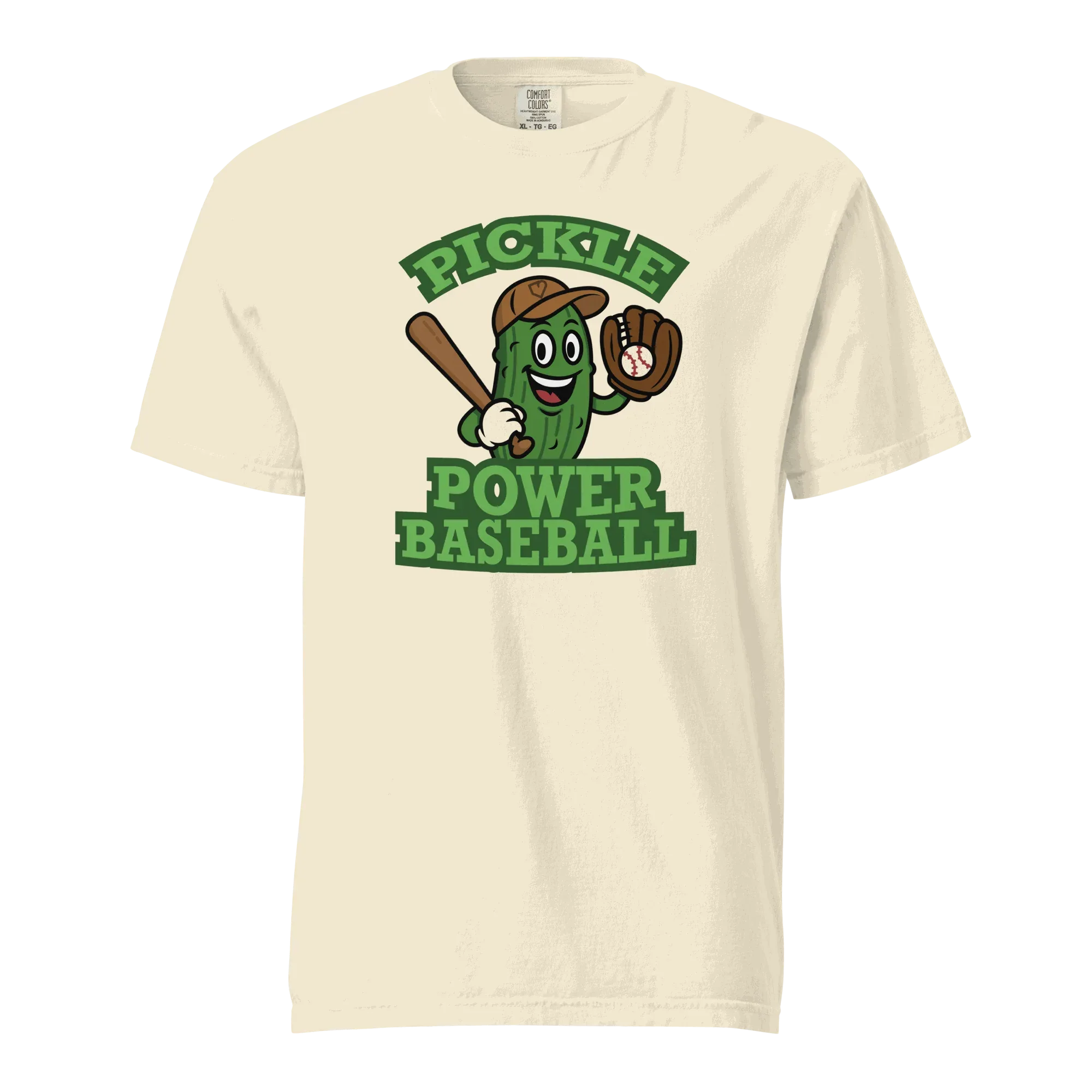 MEN T-SHIRT PICKLE POWER BASEBALL PLATEHEART - PlateHeart