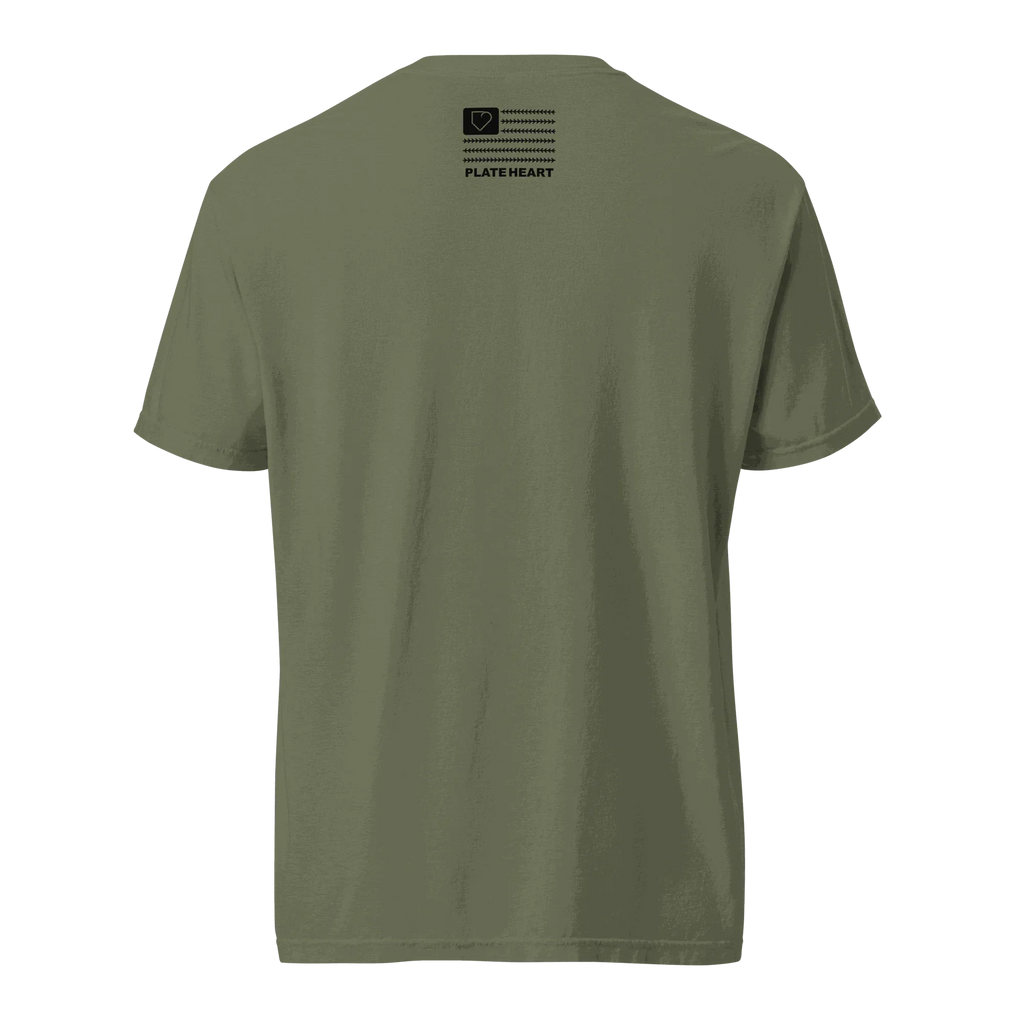 MEN T-SHIRT PLATE HEART PLATEHEART - PlateHeart