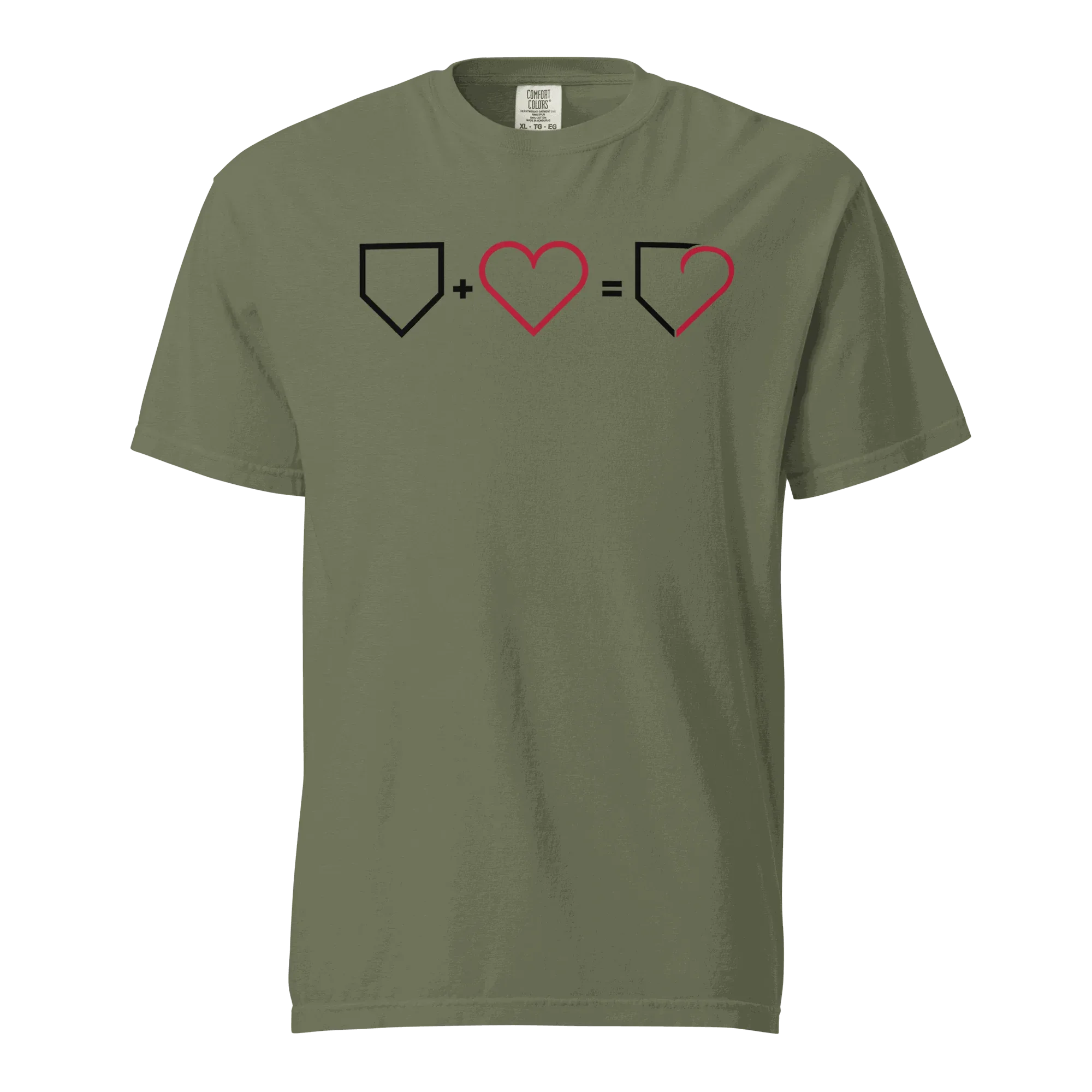 MEN T-SHIRT PLATE HEART PLATEHEART - PlateHeart