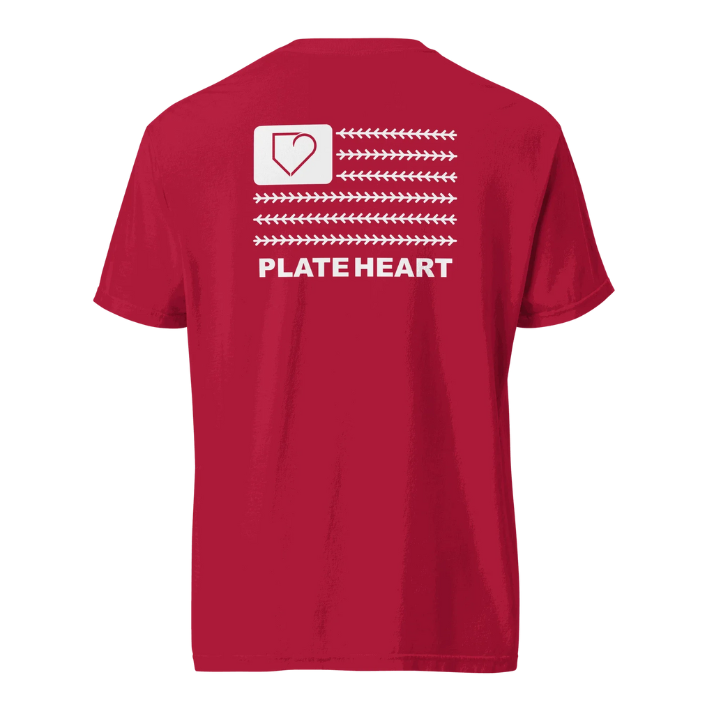 FRONT LOGO AND BACK PLATEHEART FLAG - PlateHeart