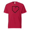 MEN T-SHIRT FRONT LOGO BLACK PLATEHEART - PlateHeart
