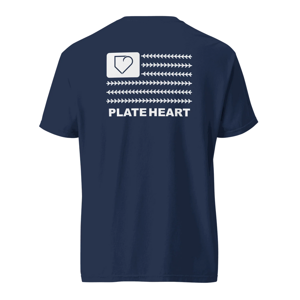 FRONT LOGO AND BACK PLATEHEART FLAG - PlateHeart