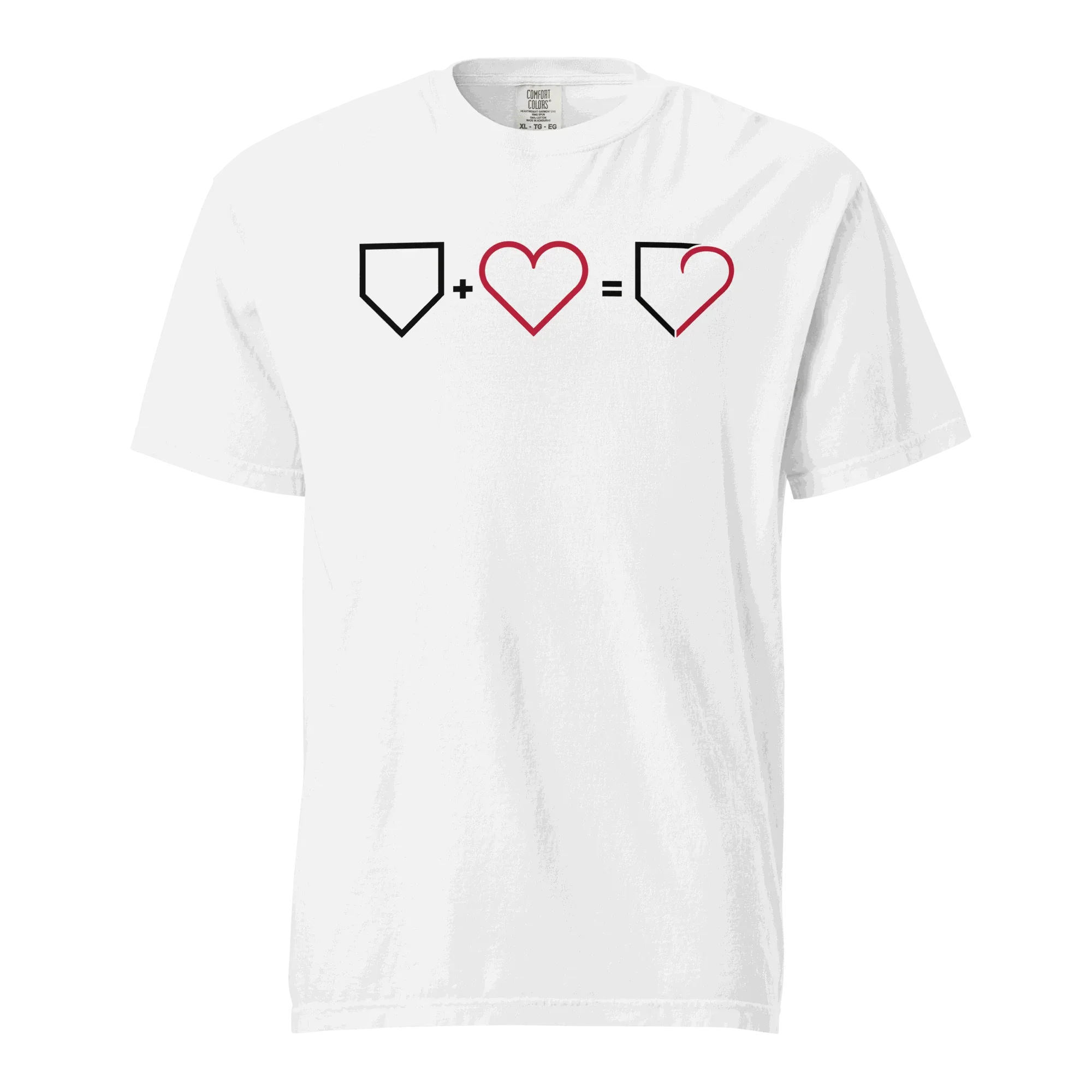 MEN T-SHIRT PLATE HEART PLATEHEART - PlateHeart
