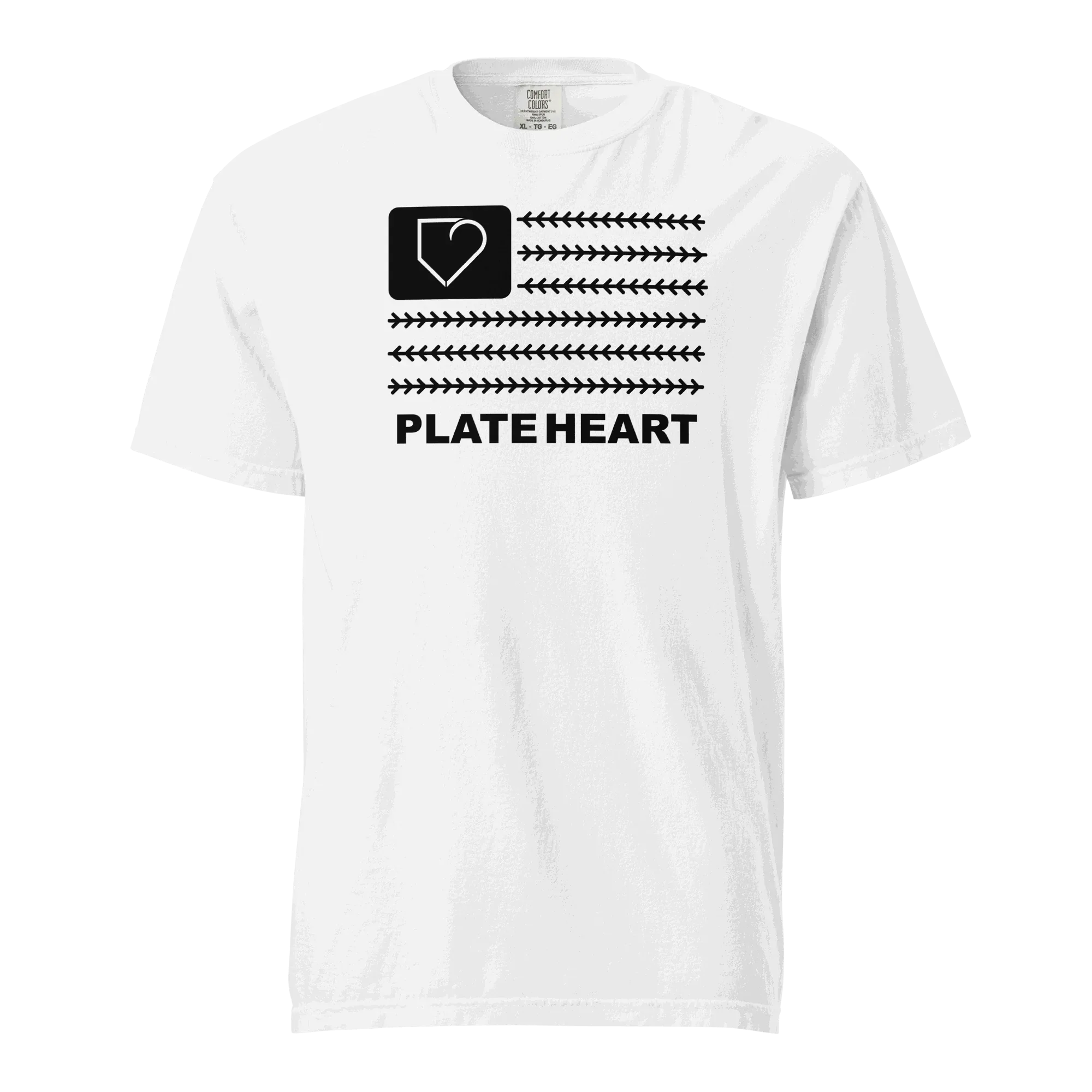 MEN T-SHIRT FRONT PLATEHEART FLAG - PlateHeart