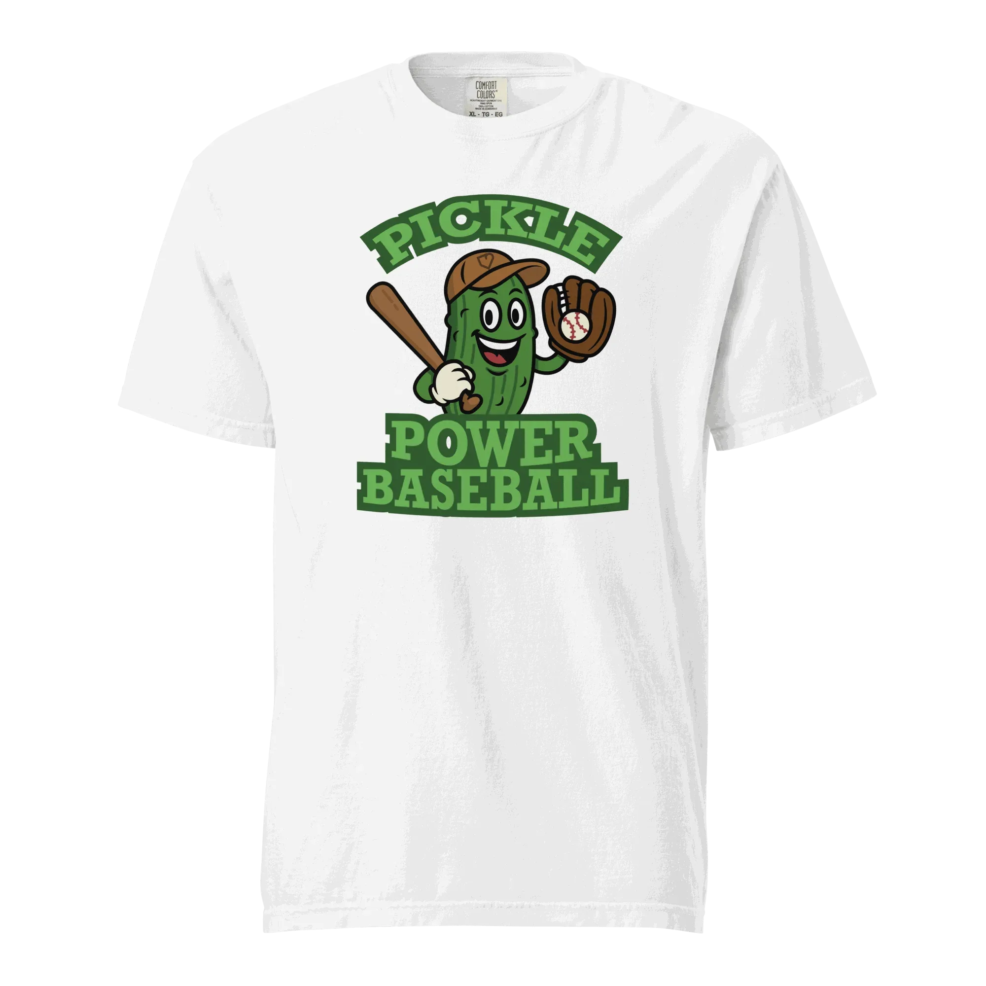 MEN T-SHIRT PICKLE POWER BASEBALL PLATEHEART - PlateHeart