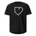 MEN SPORTS JERSEY FRONT LOGO WHITE PLATEHEART - PlateHeart