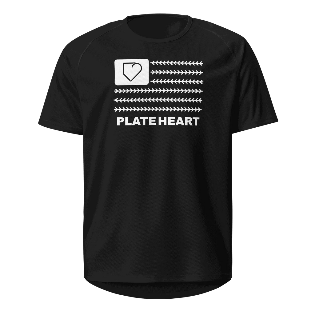 MEN SPORTS JERSEY PLATEHEART FLAG WHITE - PlateHeart