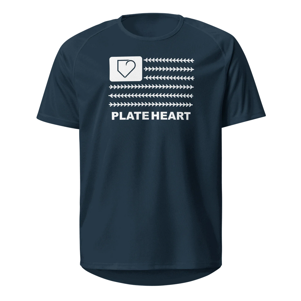 MEN SPORTS JERSEY PLATEHEART FLAG WHITE - PlateHeart