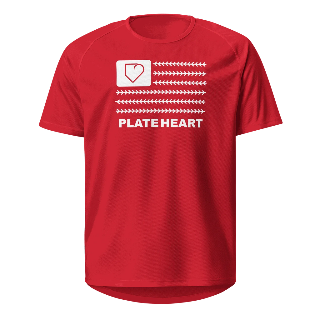 MEN SPORTS JERSEY PLATEHEART FLAG WHITE - PlateHeart