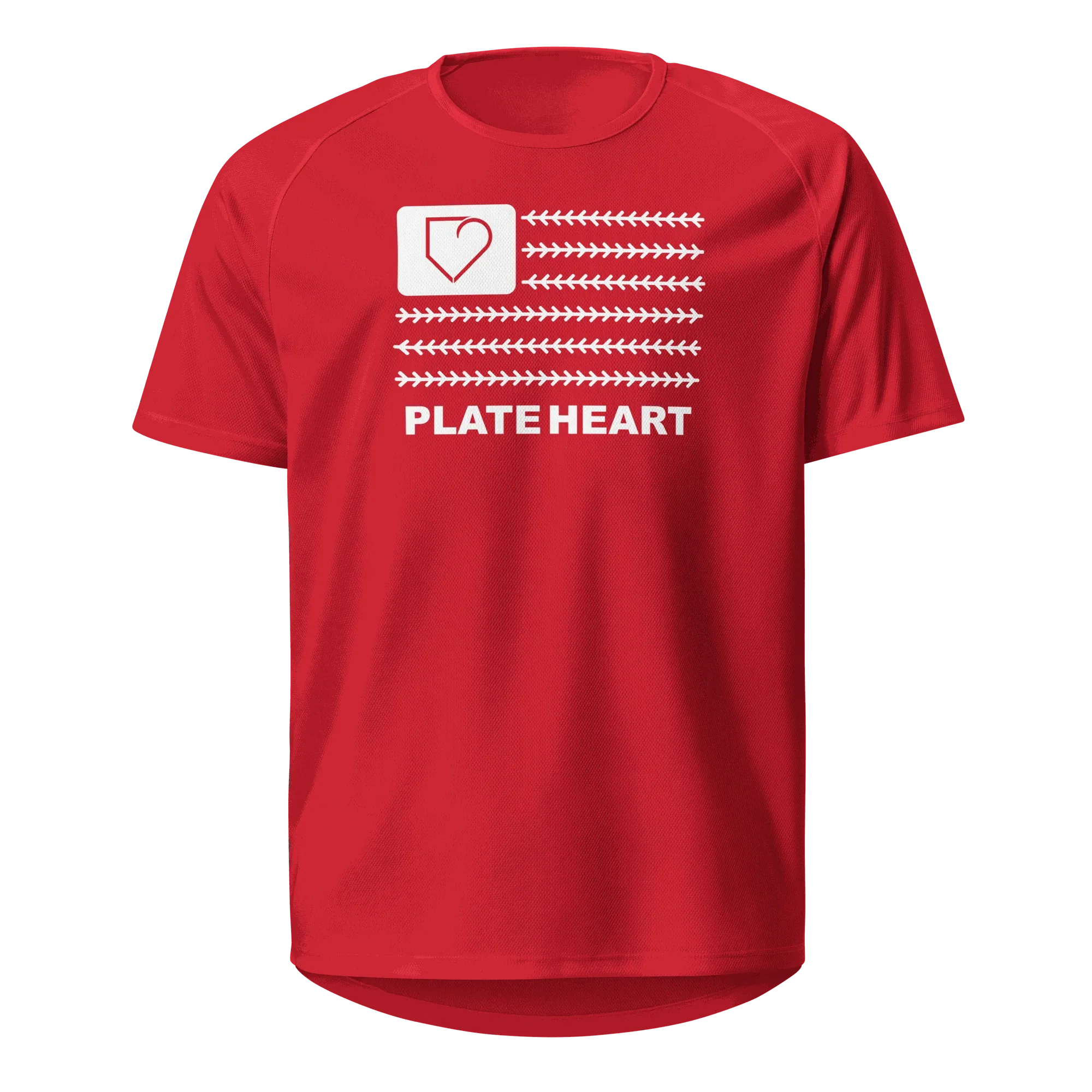 MEN SPORTS JERSEY PLATEHEART FLAG WHITE - PlateHeart