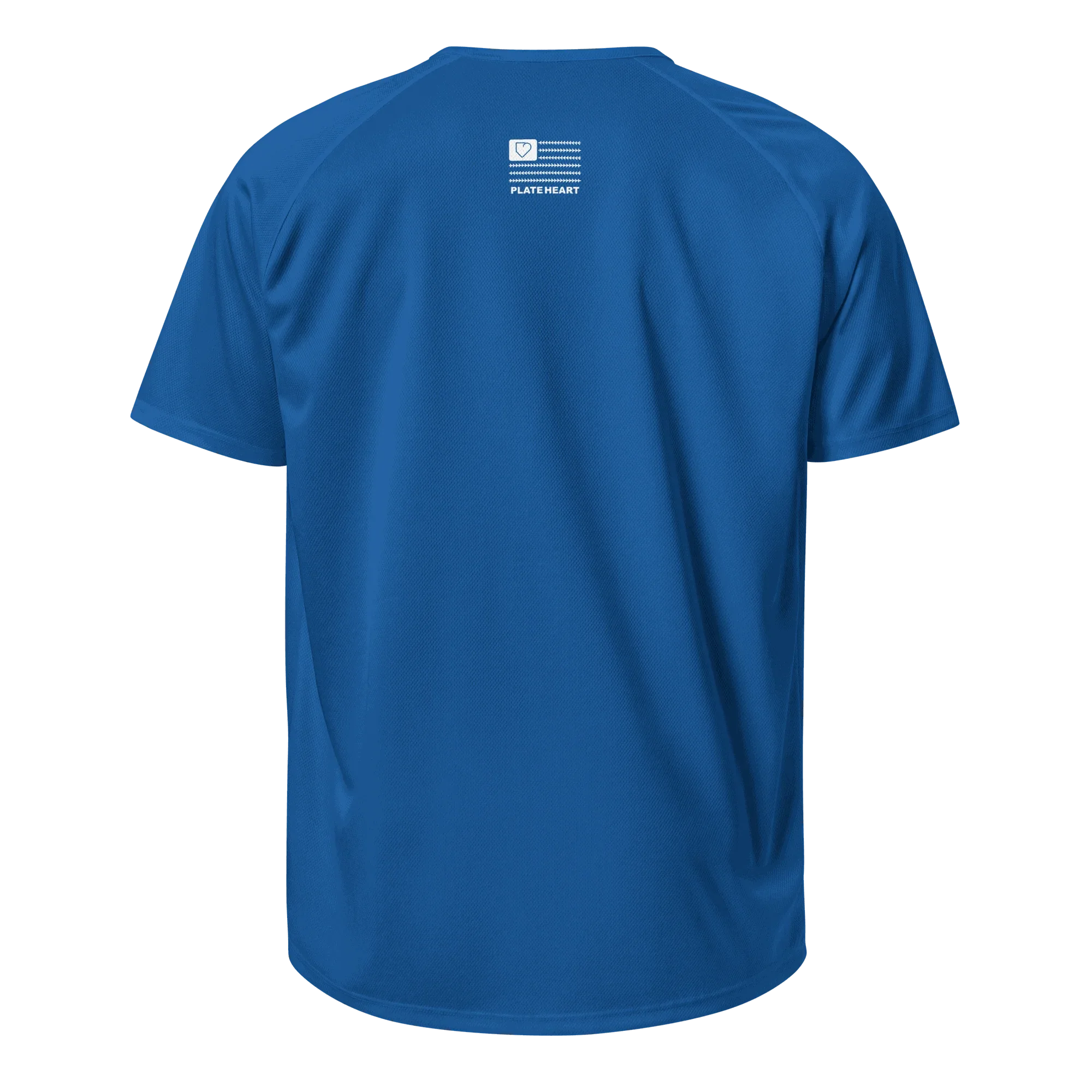 MEN SPORTS JERSEY FRONT LOGO WHITE PLATEHEART - PlateHeart