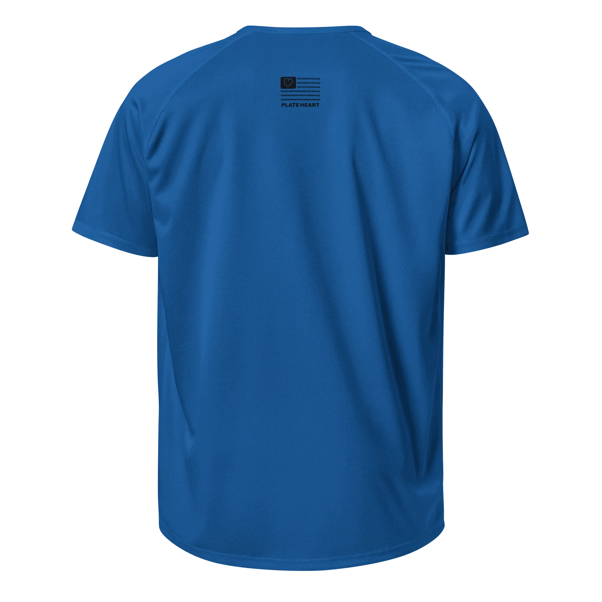 MEN SPORTS JERSEY FRONT LOG BLACK PLATEHEART - PlateHeart