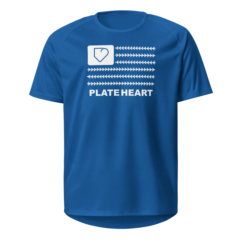 MEN SPORTS JERSEY PLATEHEART FLAG WHITE - PlateHeart