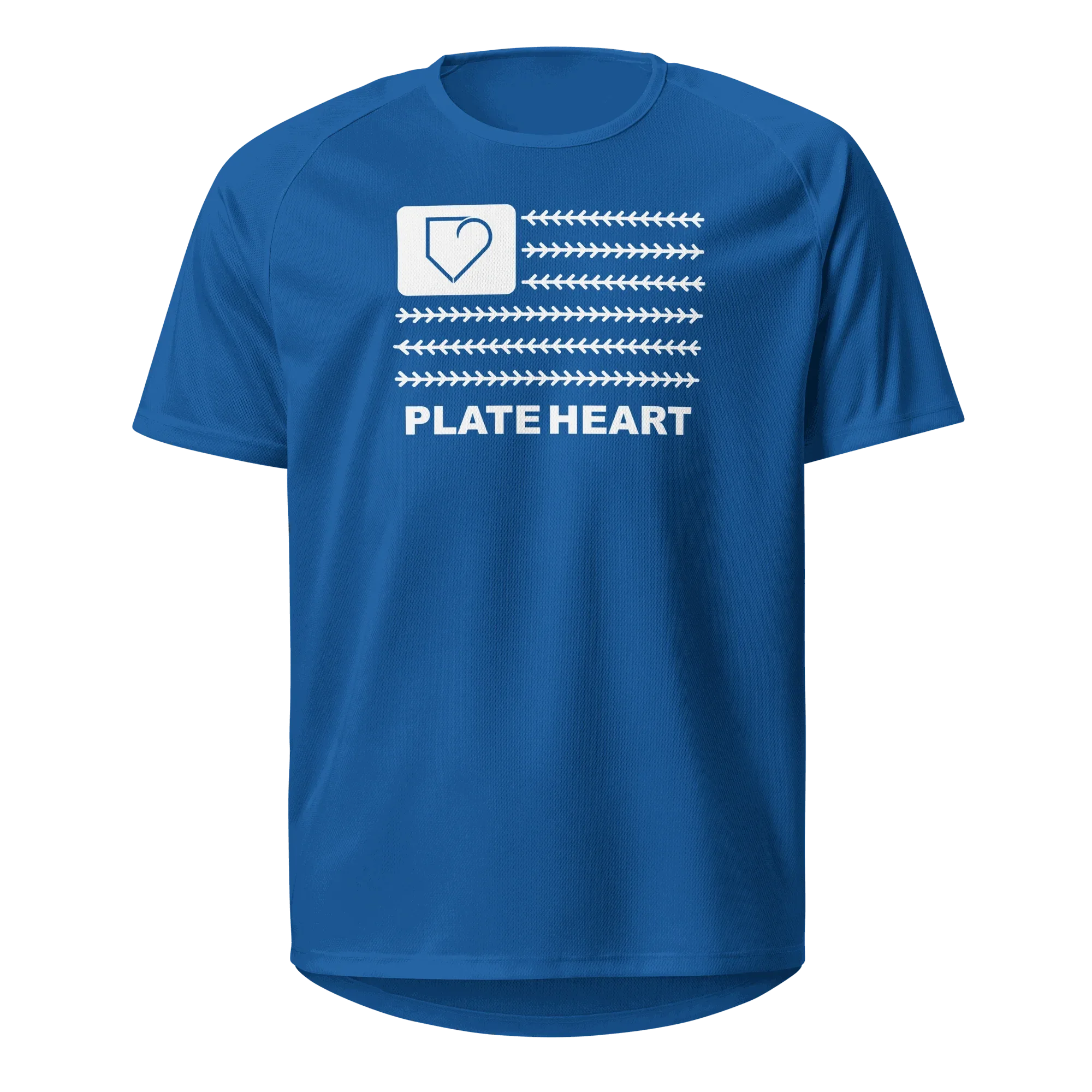 MEN SPORTS JERSEY PLATEHEART FLAG WHITE - PlateHeart