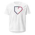 MEN SPORTS JERSEY FRONT LOGO BLUE AND RED PLATEHEART - PlateHeart