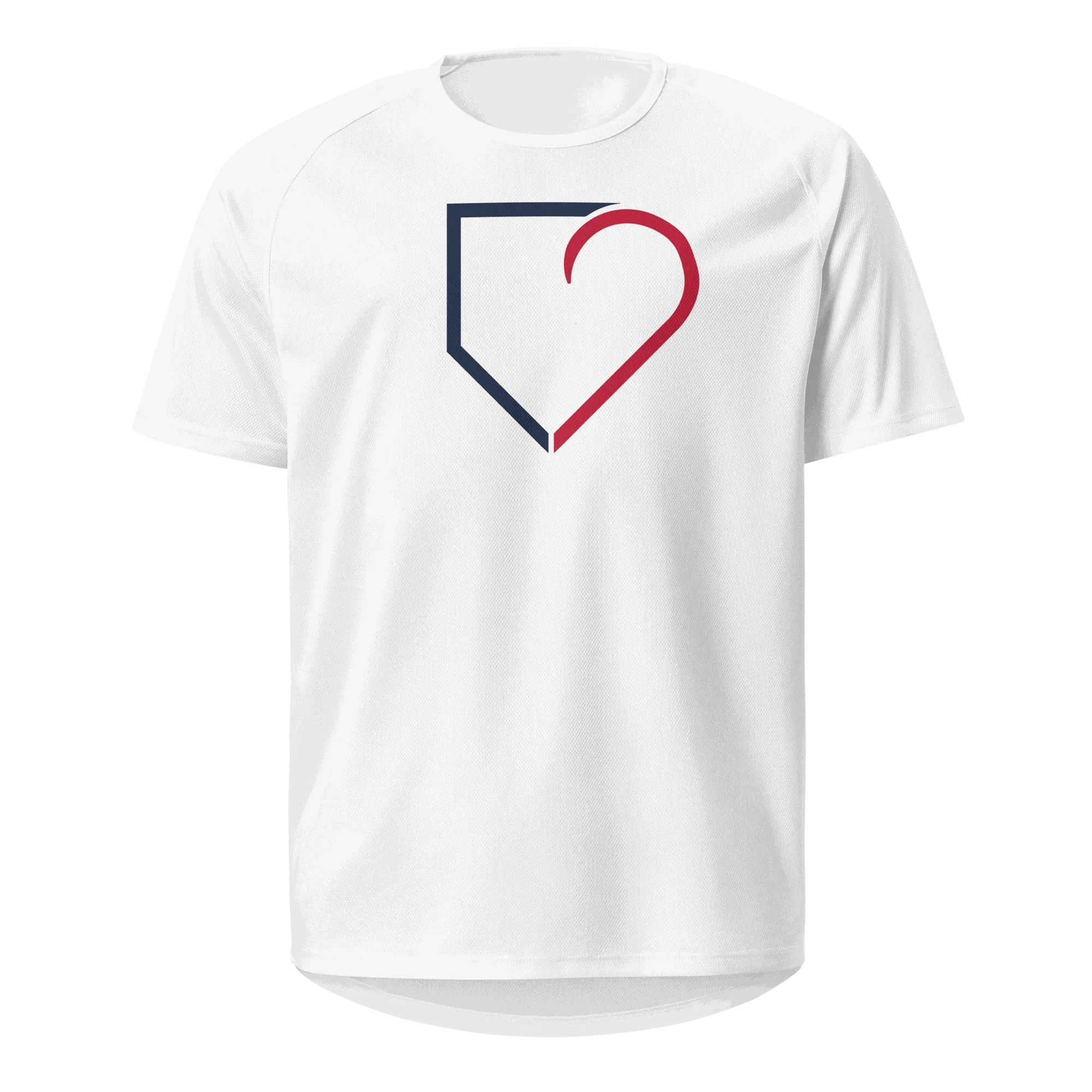 MEN SPORTS JERSEY FRONT LOGO BLUE AND RED PLATEHEART - PlateHeart