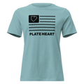 WOMEN RELAXED T-SHIRT FRONT PLATEHEART FLAG - PlateHeart