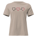 WOMEN RELAXED T-SHIRT PLATE HEART PLATEHEART - PlateHeart