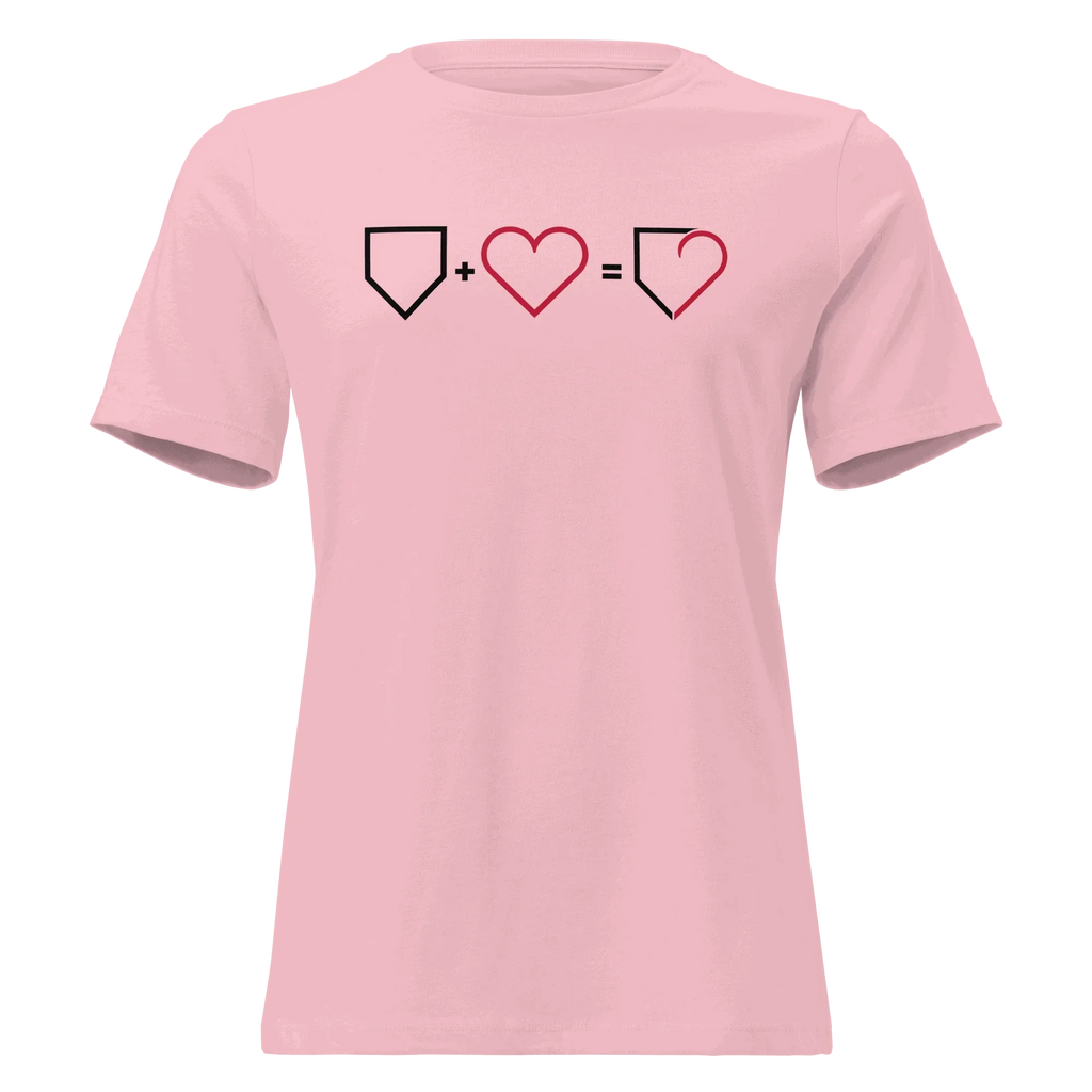 WOMEN RELAXED T-SHIRT PLATE HEART PLATEHEART - PlateHeart