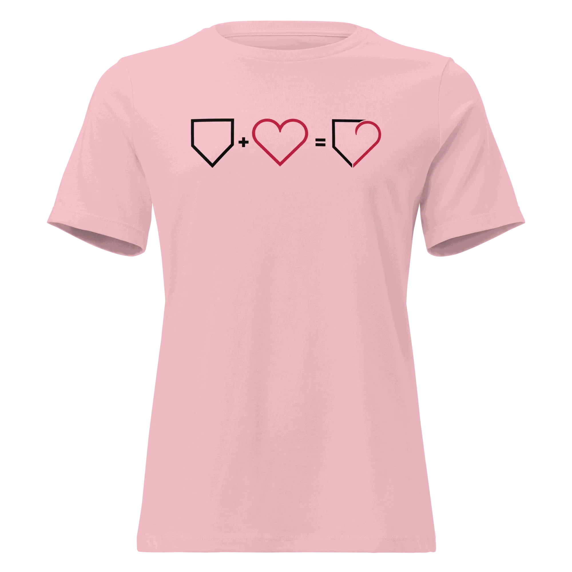 WOMEN RELAXED T-SHIRT PLATE HEART PLATEHEART - PlateHeart