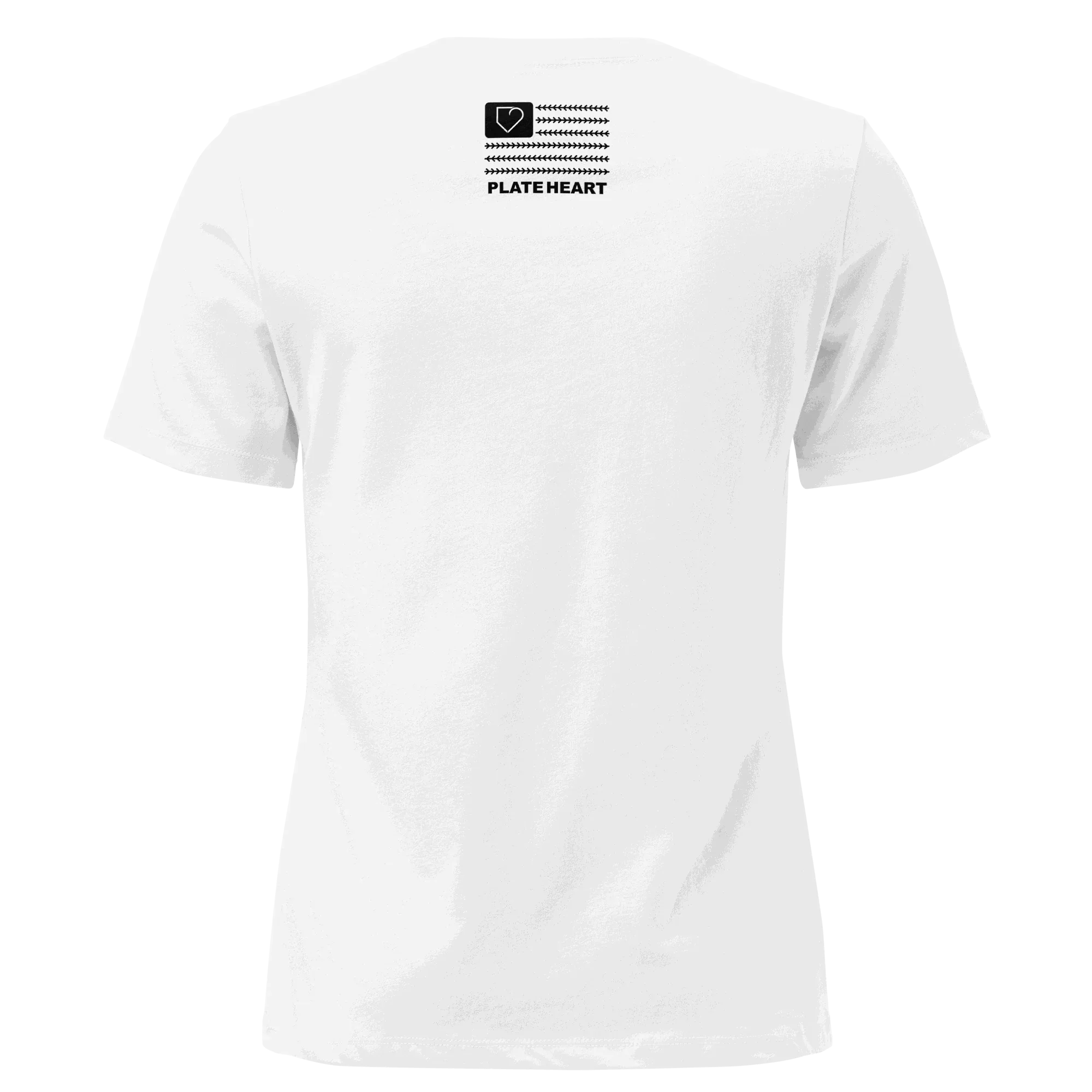 WOMEN RELAXED T-SHIRT PLATE HEART PLATEHEART - PlateHeart