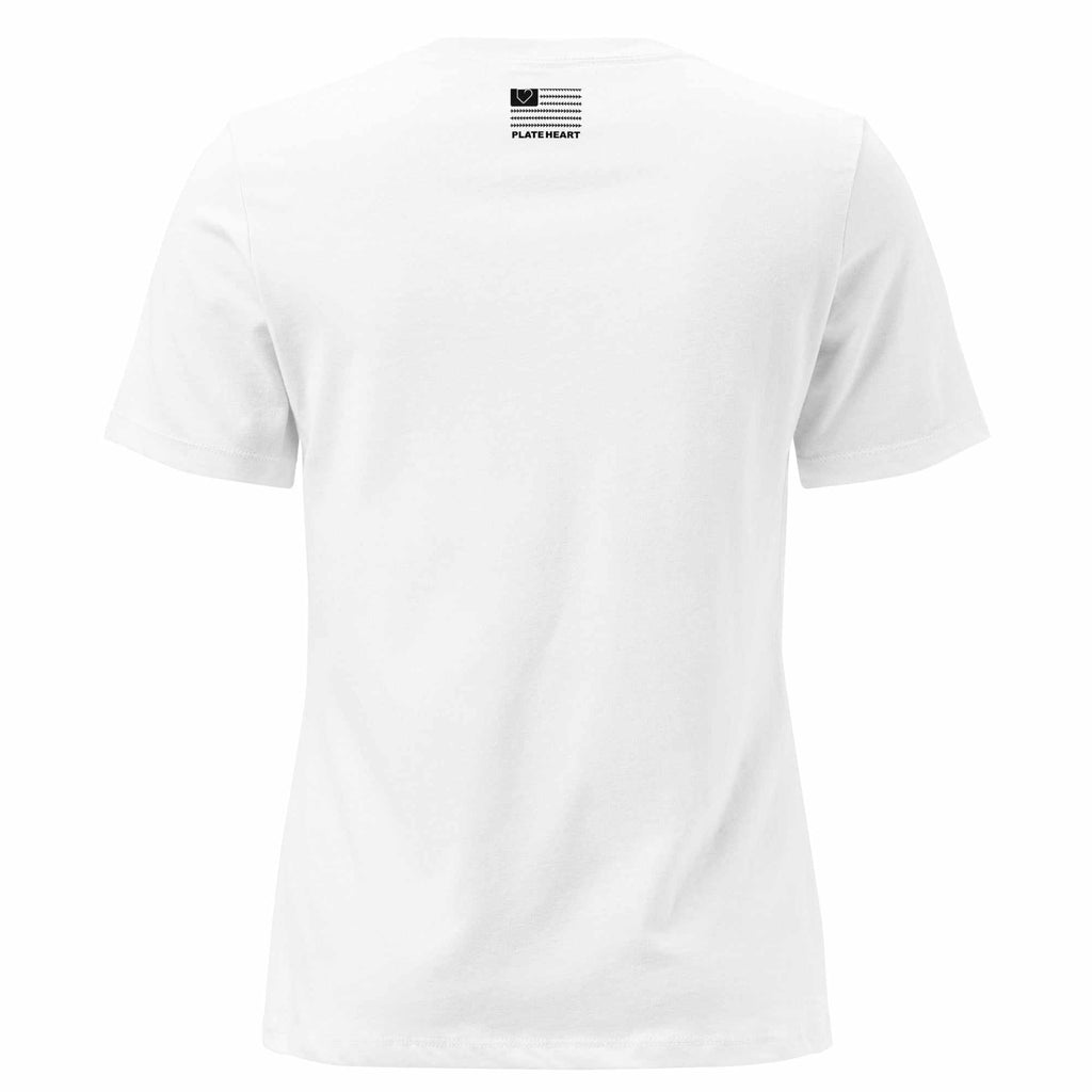 Women T-Shirt Lollipop White Back