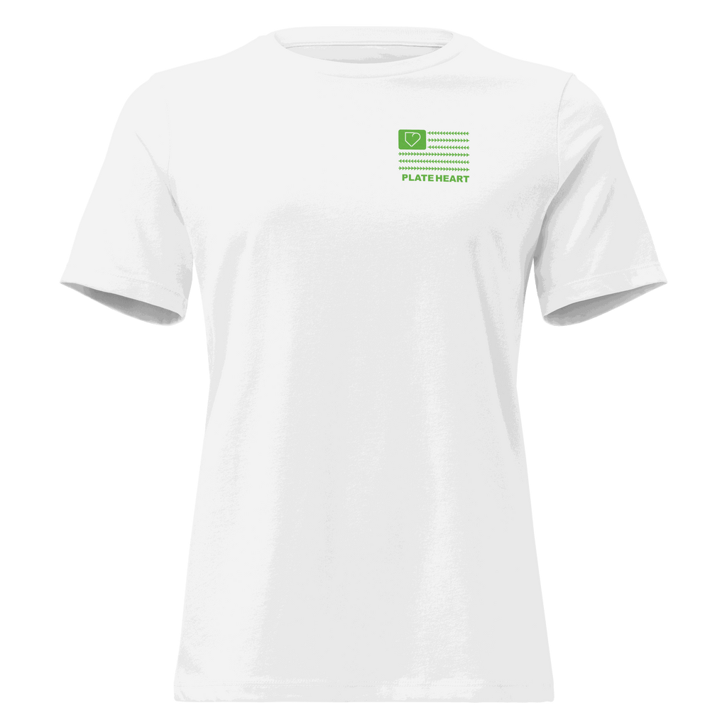 WOMEN SAINT PATRICKS DAY PLATEHEART WHITE