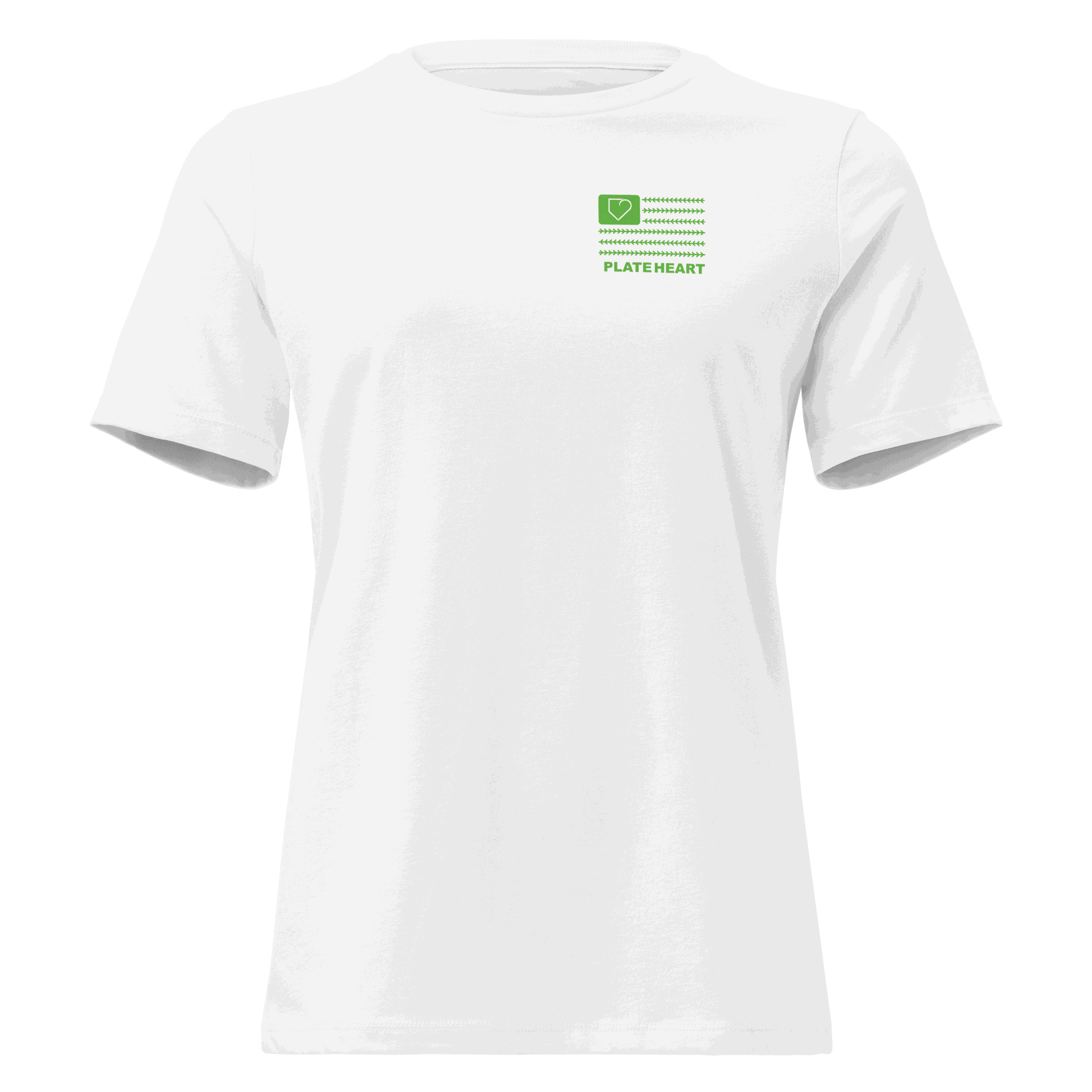 WOMEN SAINT PATRICKS DAY PLATEHEART WHITE