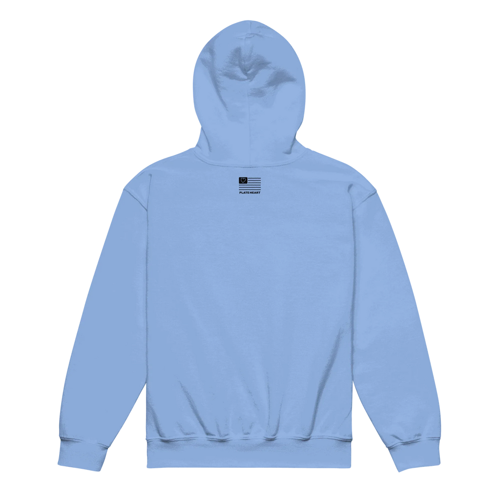 YOUTH HEAVY BLEND HOODIE PLATE HEART PLATEHEART - PlateHeart
