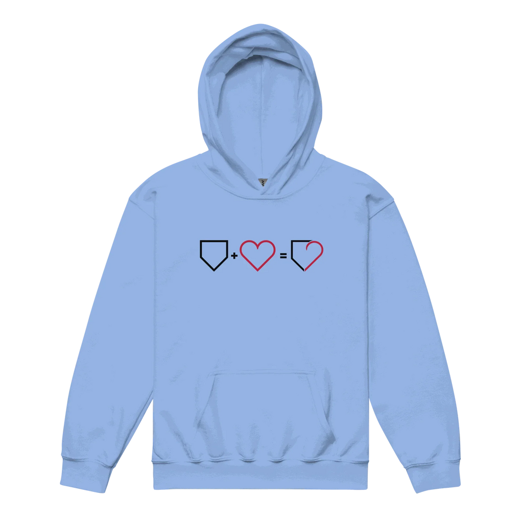 YOUTH HEAVY BLEND HOODIE PLATE HEART PLATEHEART - PlateHeart