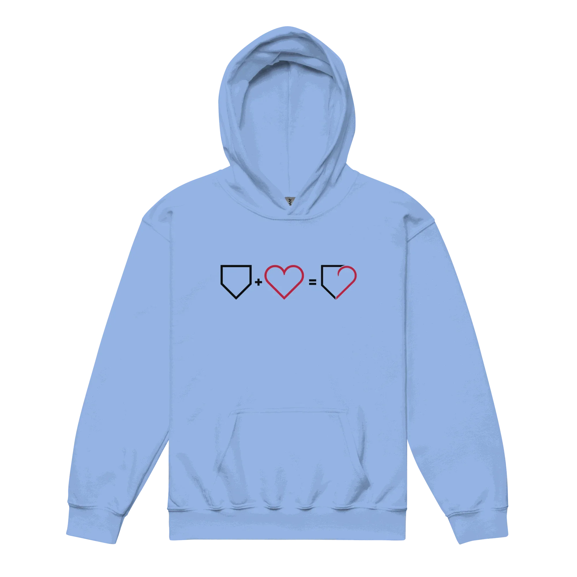 YOUTH HEAVY BLEND HOODIE PLATE HEART PLATEHEART - PlateHeart