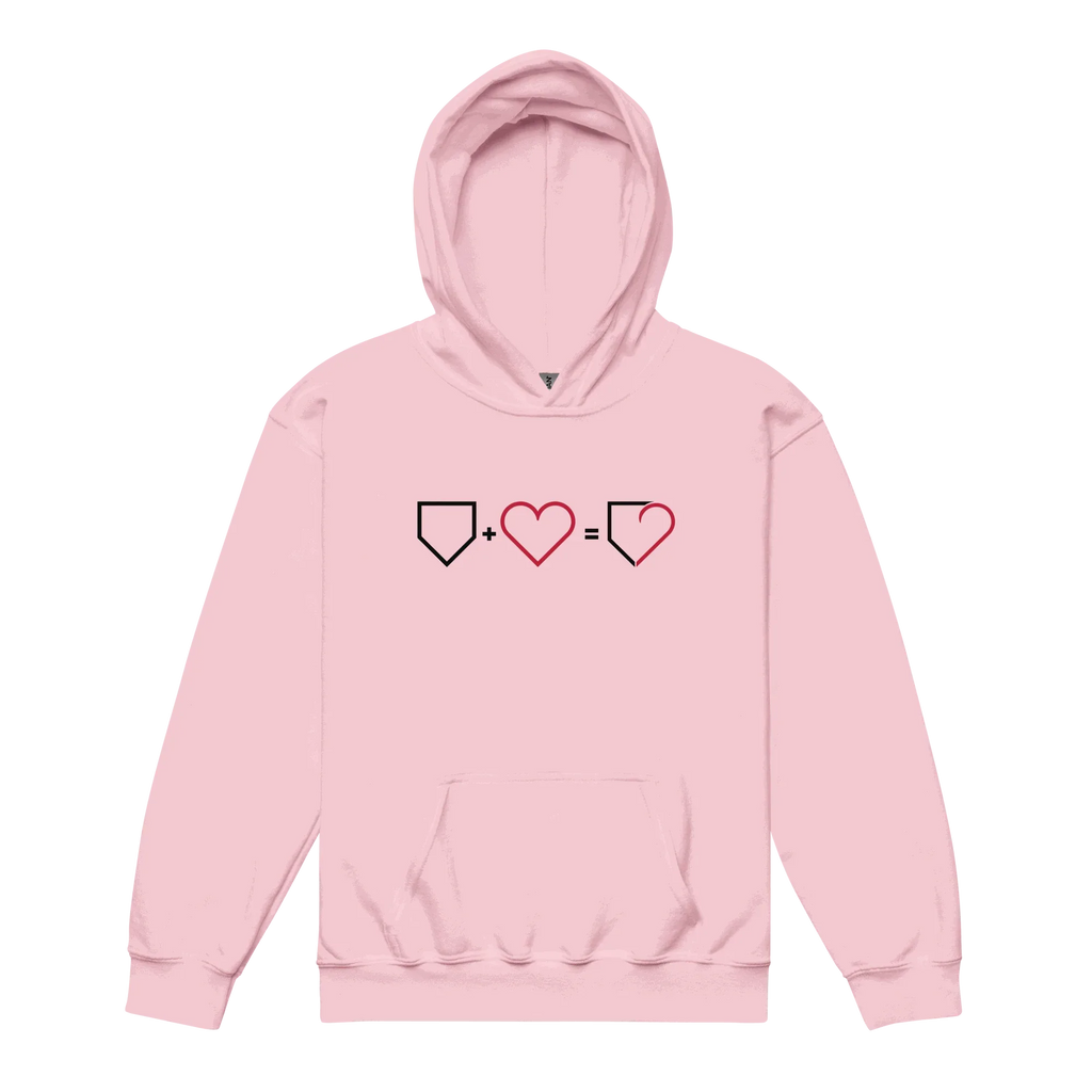 YOUTH HEAVY BLEND HOODIE PLATE HEART PLATEHEART - PlateHeart