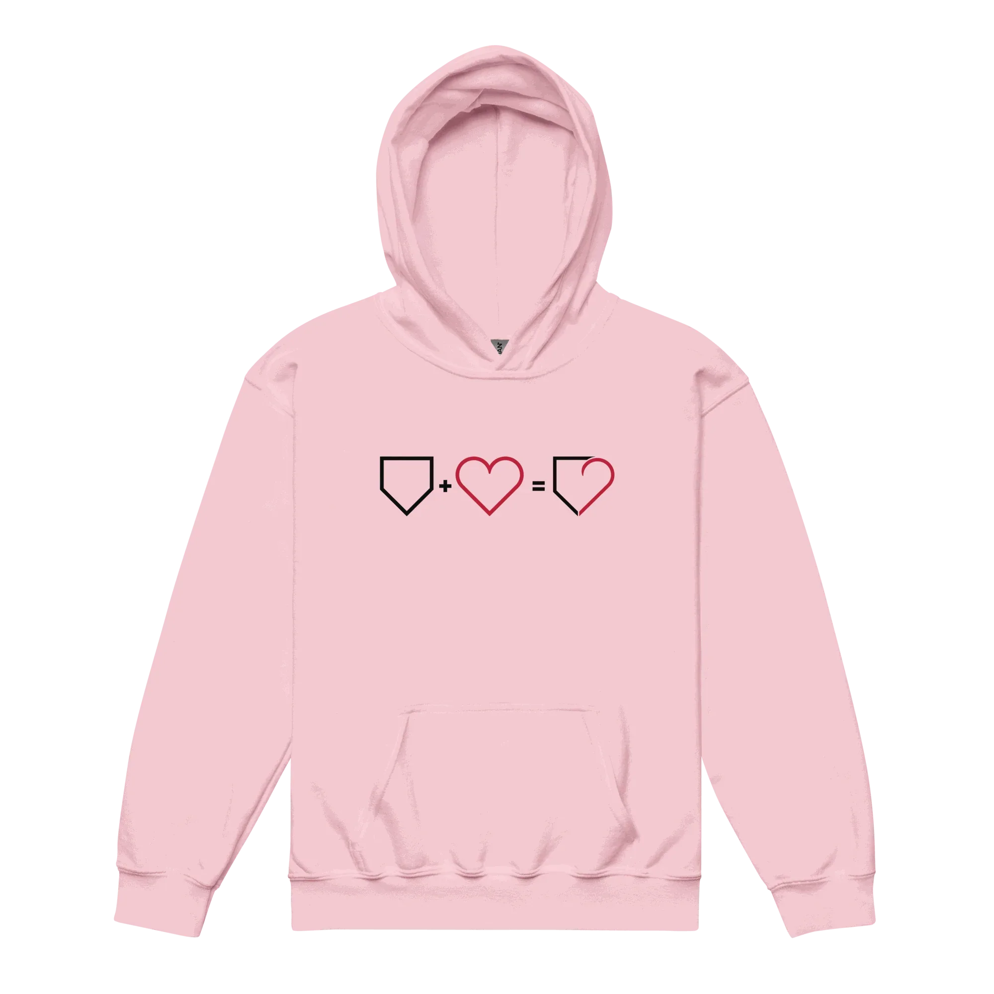 YOUTH HEAVY BLEND HOODIE PLATE HEART PLATEHEART - PlateHeart