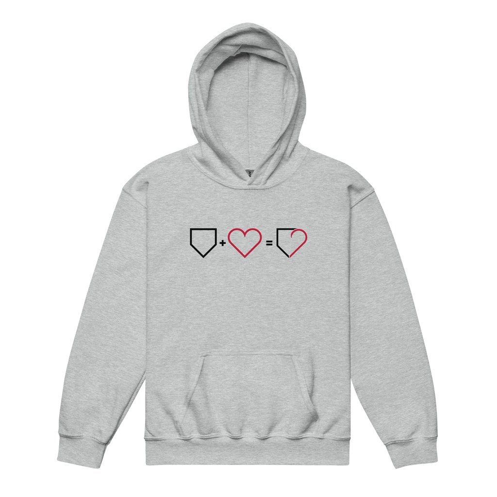 YOUTH HEAVY BLEND HOODIE PLATE HEART PLATEHEART - PlateHeart