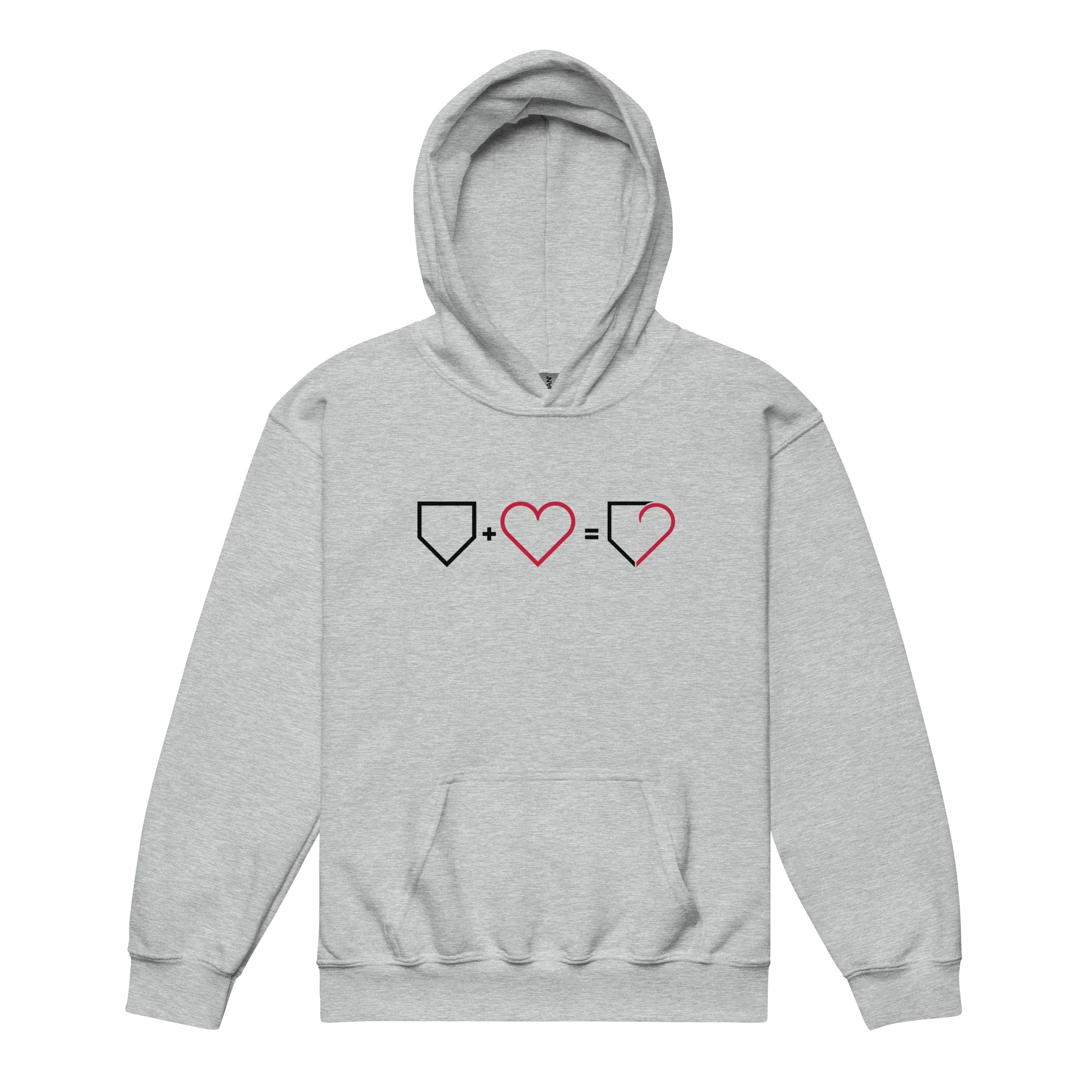 YOUTH HEAVY BLEND HOODIE PLATE HEART PLATEHEART - PlateHeart